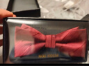 FitonTon男士领带正装商务西装衬衫工作结婚职业韩版休闲8cm领带礼盒装FTL0003 红色斜纹-领结双层  实拍图