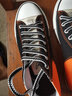 者顿（zhedun）男鞋秋冬季新款学生运动板鞋一脚蹬休闲鞋子男士工作防滑小白鞋 RF-MB799白色 41 实拍图