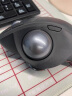 罗技（Logitech）大师系列 MX ERGO 企业级无线轨迹球办公鼠标 蓝牙优联双模连接 人体工学鼠标 带优联接收器 黑灰 晒单实拍图