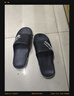 绚初拖鞋男大码外穿潮流夏季家用防滑拖鞋情侣居家浴室厚底凉拖鞋女 升级版动感 黑色 42-43 (适合41-42码穿) 实拍图