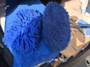 悦卡（YUECAR）洗车拖把汽车掸子擦车拖把刷车刷子软毛可伸缩洗车工具3件套装-蓝 实拍图