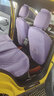 布兰特 布艺汽车坐垫全包四季通用座垫座套卡通刺绣座椅套五座全车套 考拉-典雅紫-标准版 实拍图