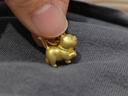 周六福  黄金吊坠女款3D硬金可爱傲娇猫咪挂坠 定价 1.18g 实拍图