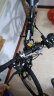 KASIDIAO山地自行车成人学生单车变速越野骑行男士赛车减震初中青少年高中 顶配-黑白色-辐条轮 26寸21速 实拍图