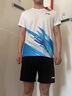 李宁（LI-NING）羽毛球服男女短袖速干比赛套装上衣裤子两件套 标准白 L  实拍图