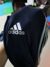 阿迪达斯（adidas）官方舰店短袖男t恤 24夏新款休闲运动衣翻领POLO衫快干透气短袖男 典雅白/清风面料/网眼侧幅 XS/170/84 实拍图