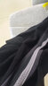 GXG 男装  黑色肌理绒感休闲宽松束脚休闲裤男士 23年冬季新款 黑色 M 实拍图