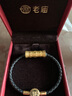 老庙 百搭时尚手绳 不锈钢扣钛钢材质 男女通用款红绳黑绳皮绳送女友送闺蜜老婆礼物 下单备注红绳/黑绳(17cm/19cm) 实拍图