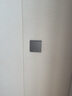 FDD国际电工家用免布线卧室床头遥控开关无线遥控220v灯智能面板双控随意贴 一开灰套装 实拍图