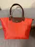 珑骧（LONGCHAMP）Le Pliage Original系列女包大号长柄手提饺子包 橙色 礼物 实拍图