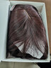 迈威格丝假发片女遮头顶白发神器蓬松高档真发直发秃顶补发片刘海真人发丝 深棕色仿真分缝12*14长25cm 实拍图