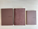 MUJIPVC封面月周记笔记本/2024年12月开始 2025手账本计划本记事本日程本本 88张/棕色/B6 实拍图