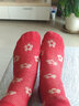 古焦本命年袜子女中筒韩版大红袜子踩小人秋冬保暖精梳棉蛇年喜袜 本命年女袜5色5双 女士均码(适宜35-42码) 实拍图