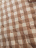 菲·诗·卡（FISKAS） 四季通用沙发垫简约日式水洗棉防滑组合纯棉坐垫布艺沙发套罩巾 崎井-浅咖 45*45抱枕（含枕芯） 实拍图