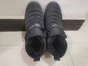 回力棉鞋男款冬季加绒加厚老人防滑男鞋爸爸老年保暖鞋男士雪地靴 黑色男款【建议选大一码】双重加厚保暖 39 实拍图