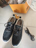 Jeep吉普男鞋2026春季新款牛皮板鞋男百搭休闲鞋潮流鞋子男软底驾车鞋 黑色 43 实拍图