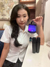 wortley柏林竞争之声蓝牙音箱家用无线k歌音响话筒麦克风户外唱歌小型家庭ktv小度智能 双麦版【太空黑】四核大音量【智能修音】小度语音点歌 实拍图