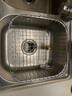 玖都龙 厨房水槽沥水架沥水篮304不锈钢水池洗菜盆滤淘篮洗碗池置物架 加粗款【A5】 实拍图