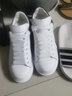 亚历山大麦昆（Alexander McQueen）女士系带小白鞋休闲运动鞋  白色/黑色 35 礼物 实拍图