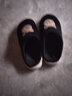安尚芬棉拖鞋男士秋冬季新款加绒保暖室内居家厚底防滑月子棉鞋女款 黑色【爱心熊】 40-41 实拍图