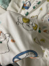 威尔贝鲁（WELLBER）婴儿睡袋儿童棉毛布长袖分腿防踢被宝宝春夏连体睡衣春游记110/56 晒单实拍图