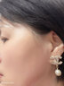 香奈儿（Chanel）耳环经典双C耳钉水钻珍珠挂坠精美雪梨同款送女友送预售 实拍图