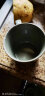 NITORI宜得利家居 办公室咖啡杯高颜值简约喝水杯子陶瓷锥形马克杯 绿色 实拍图