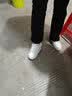 卡澜珊真皮小白鞋女2026春夏新款女鞋运动休闲鞋学生板鞋软底透气旅游鞋 白色金 38 实拍图