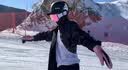 酷峰专业滑雪头盔装备男成人儿童单双板女雪盔护具保暖滑雪帽套装 黑北极冰熊 L码 (头围59-61cm) 实拍图