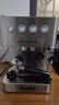 格米莱（GEMILAI）咖啡机 小型家用全半自动 意式浓缩泵压式萃取 蒸汽打奶泡 CRM3005E 不锈钢银色 实拍图