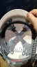舜选安全帽 ABS新国标 工地建筑施工业头盔 防砸透气抗冲击SHX-K2白色 实拍图