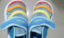 卡特兔儿童凉鞋夏季男童毛毛虫凉拖女宝机能鞋包头学步鞋XBF3蓝色12.5cm 实拍图