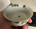 兮元记草木灰普洱茶杯手绘陶瓷主人杯单杯个人大号品茗杯茶建盏功夫茶具 六杯简装(山水+荷韵+桂花)*2 实拍图