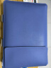 BUBM笔记本电脑皮革内胆包Macbook 14英寸平板联想华为保护套 灰蓝 实拍图