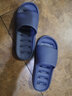 小白丫软底夏浴室拖鞋女按摩抗菌舒适防滑日式简约家居情侣洗澡凉拖鞋Y8 A7果绿37-38适合36-37脚码 实拍图