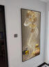 俏董婆九鱼图玄关装饰画竖版带灯LED发光画走廊过道尽头背景墙高档灯画 九鱼富贵 40*80【晶瓷+铝合金框】 实拍图