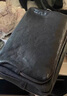 ANDSEEYOU品牌 真皮单肩斜挎包 牛皮休闲跨肩包 迷你男士小背包 商务手拿包 黑色 实拍图