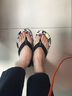迪卡侬拖鞋女夏款人字拖外穿防滑懒人鞋迷踪花园 37.5-4907523 实拍图