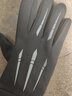 杨饰公子手套男冬季保暖骑行手套触屏防滑防泼水开车摩托车漏二指钓鱼手套 全指灰色【加绒加厚】 均码 实拍图
