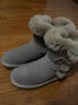 奥古狮登雪地靴女冬季新款棉鞋女加绒加厚大头面包短靴时尚百搭毛毛棉靴 914004奶茶色【筒高17cm】 36 实拍图