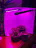 铂仕盾 植物生长灯 夹子款LED植物补光灯全光谱红蓝光混合多肉植物灯 黑色双管 定时开关 实拍图