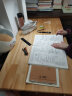 席豪 实木书桌简约家用学生电脑桌写字桌桌子卧室办公桌学习桌简易原木 原木色书桌1米 实拍图