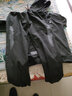 花花公子（PLAYBOY）卫衣男套装男装秋冬长袖T恤男士外套男上衣服潮流三件套 黑灰 2XL 实拍图