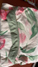 猫人【A级防螨抗菌纯棉】女士睡衣女夏花朵印花清新可外穿绿色L 实拍图