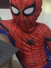 忆爱蜘蛛侠衣服紧身衣男儿童连体战衣六一儿童节礼物演出cos服套装 英雄归来+头套 140 实拍图
