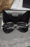 卡珀尼近视太阳镜男款高清偏光成品墨镜带度数开车驾驶蛤蟆镜钓鱼眼镜 A款 蛤蟆款黑灰片 600度 实拍图