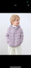 鸭鸭（YAYA）儿童轻薄羽绒服短款小童中大童连帽男女童2023秋冬洋气童装外套 格调紫-女 160 实拍图