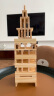 弥鹿（MiDeer）儿童积木玩具男孩女孩礼物木质多功能diy创意建筑stem玩具-原木色 实拍图