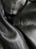 比菲力（BEVERRY）头层真皮皮衣男海宁绵羊皮2020春夏款外套修身韩版男士机车皮夹克 口袋拉链黑色款 180(2XL) 实拍图