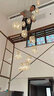米光惠佳别墅旋转楼梯间长吊灯水晶灯loft公寓中空客厅灯小复式楼现代简约 金色19头直径80cm高4米三色变光 实拍图